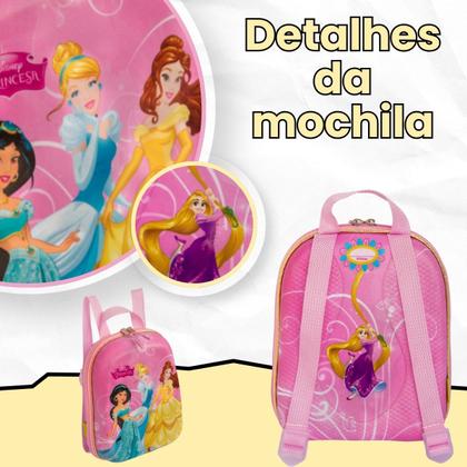 Imagem de Bolsa Mala Mochila e Lancheira com 3 Rodinhas e Relevo 3D 
