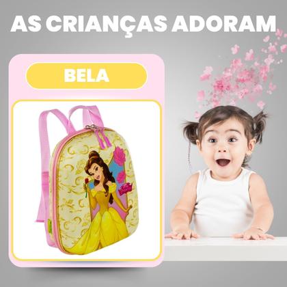 Imagem de Bolsa Mala Mochila e Lancheira com 3 Rodinhas e Relevo 3D 