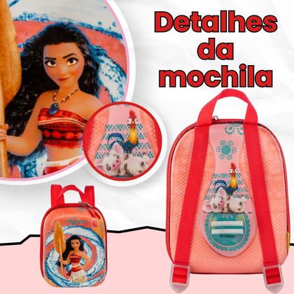 Imagem de Bolsa Mala Mochila e Lancheira com 3 Rodinhas e Relevo 3D 