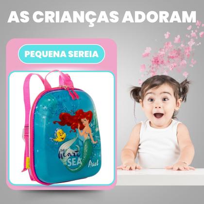 Imagem de Bolsa Mala Mochila e Lancheira com 3 Rodinhas e Relevo 3D 