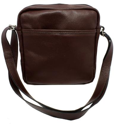 Imagem de Bolsa Masculina Couro Pasta Shoulder Bag Carteiro BLSM238M