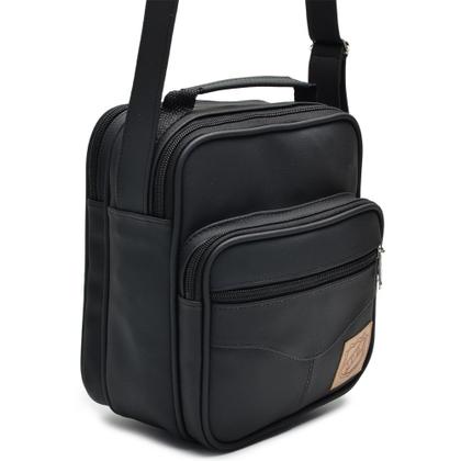 Imagem de Bolsa Masculina Feminina Soulder Bag Média Pasta Tiracolo - Bolsa Transversal - Pasta Capanga - Bolsa Para Motoboy /JP39