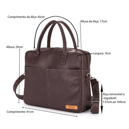 Imagem de Bolsa Masculina Pasta Excecutiva Couro Legítimo Legítimo