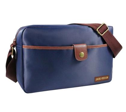 Imagem de Bolsa Masculina Transversal For Men Jacki Design Azul Marrom