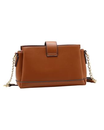 Imagem de Bolsa Matelassê Elegance - Transversal - Chenson 3485682 - Marrom
