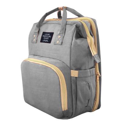 Imagem de Bolsa Maternidade Impermeável com berço dobrável e trocador de fraldas Grande