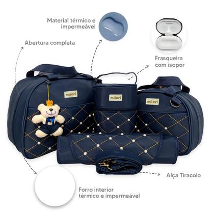 Imagem de Bolsa Maternidade Kit Bolsas de Bebê Completo - Lançamento