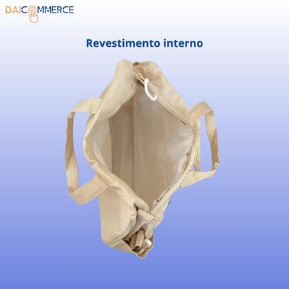 Imagem de Bolsa Maternidade Mave Baby Menina Menino Média Reforçada c/ Alça Dupla Mamãe Bebê Multifuncional Unissex