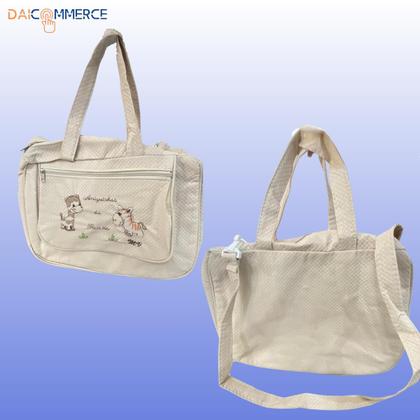 Imagem de Bolsa Maternidade Mave Baby Menina Menino Média Reforçada c/ Alça Dupla Mamãe Bebê Multifuncional Unissex