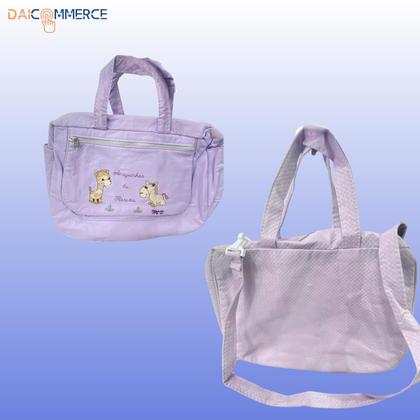 Imagem de Bolsa Maternidade Mave Baby Menina Menino Média Reforçada c/ Alça Dupla Mamãe Bebê Multifuncional Unissex