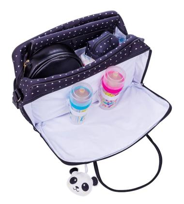 Imagem de Bolsa Maternidade Média Panda Preto Momole