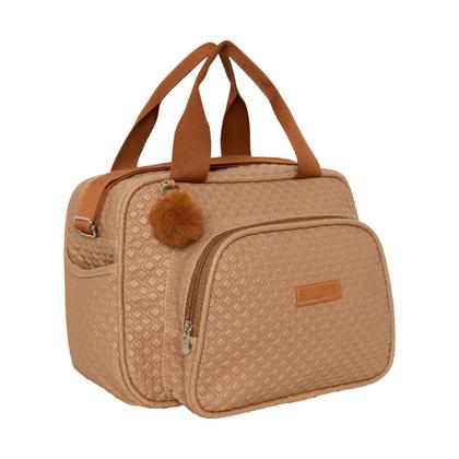 Imagem de Bolsa Maternidade Média Pirulitando Leveza Amêndoa