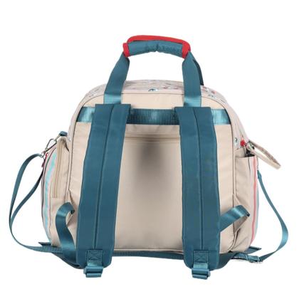 Imagem de Bolsa Maternidade Mochila Fisher Price Costas e Transversal Luxcel Bege