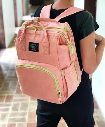 Imagem de Bolsa Maternidade Multifuncional Resistente Berço Portatil Mamãe e Papai