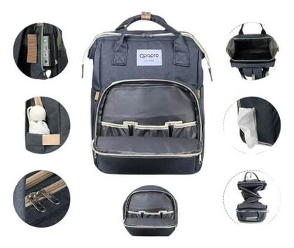 Imagem de Bolsa Maternidade Vira Berço Trocador Bebê