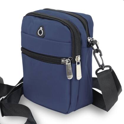 Imagem de Bolsa Mini Alça Lateral Zíper Esportiva Unissex Passeios