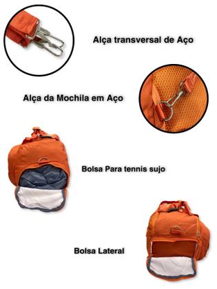 Imagem de Bolsa Mochila Academia Fitness Treino Esporte Viagem