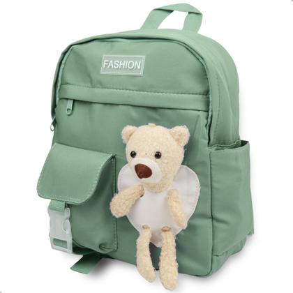 Imagem de Bolsa Mochila de Urso Infantil Com Alça Ajustável 5 Bolsos