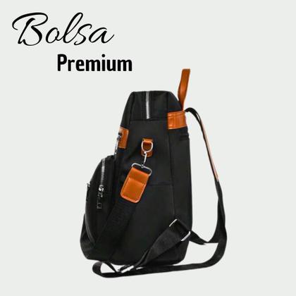 Imagem de Bolsa Mochila Feminina Alça Transversal e Costas Impermeável