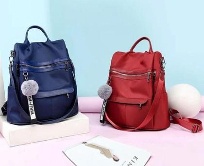 Imagem de Bolsa Mochila Feminina Antifurto Impermeável com alça de Ombro