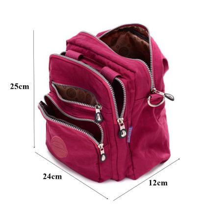Imagem de Bolsa Mochila Feminina Nylon Com Alça Removível