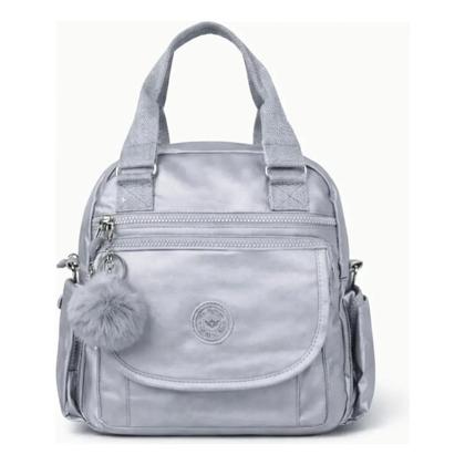 Imagem de Bolsa Mochila Feminina Nylon Leve Casual Elegante Moderna