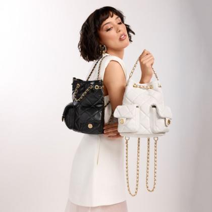Imagem de Bolsa Mochila Feminina Preto Via Marte B2-703-01