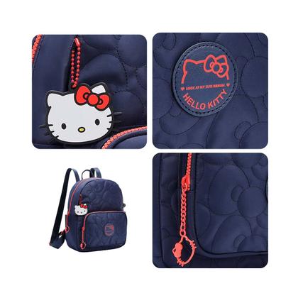 Imagem de Bolsa Mochila Grande Hello Kitty Juvenil Feminina Casual