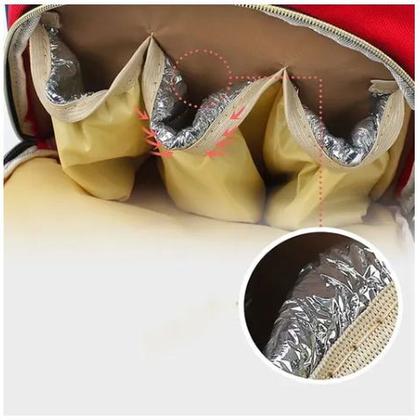 Imagem de Bolsa Mochila Maternidade Com Bolso Termico Funcional