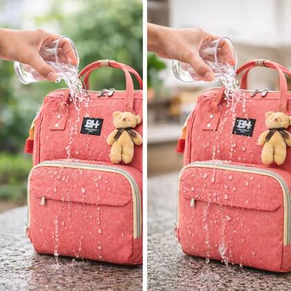 Imagem de Bolsa Mochila Maternidade Impermeável Bebê Menino Menina