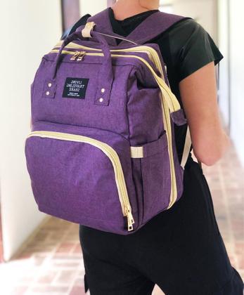 Imagem de Bolsa Mochila Maternidade Impermeável Bebê Menino Menina - Living Traveling Share