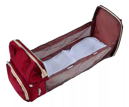 Imagem de Bolsa Mochila Maternidade Vira Berço Troca Bebê Porta Fralda