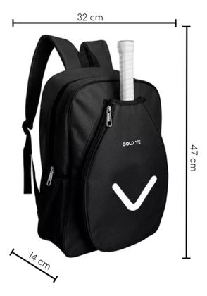 Imagem de Bolsa Mochila Raquete Beach Tênis Squash Usb Raqueteira Mala