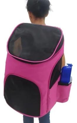 Imagem de Bolsa Mochila Transportar Pets Levar Cachorro Gato Na Moto