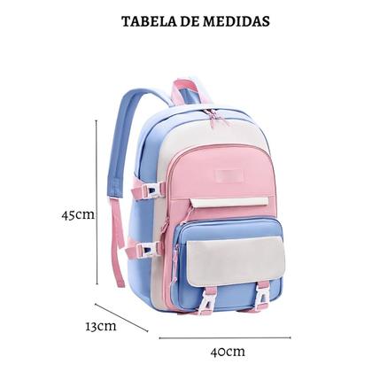 Imagem de Bolsa Multifuncional Academia Treino Gym Viagem Mão Bordo Impermeavel Escolar Faculdade Cursinho Volta As Aulas