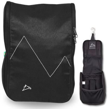 Imagem de Bolsa Necessaire Everest Multiuso + Colchonete Colchao Inflavel Solteiro Camping Portatil Dott  Kit 