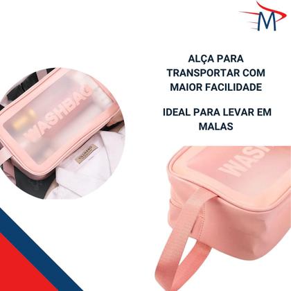 Imagem de Bolsa Nécessaire Washbag Impermeável P Com Escova de Dente