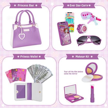 Imagem de Bolsa Officygnet My First Set com acessórios para meninas de 2 a 8 anos