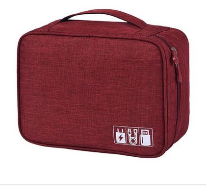 Imagem de Bolsa Organizadora Armazenamento De Cabos Carregadores