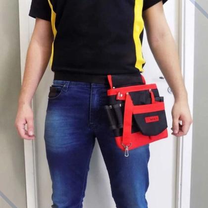Imagem de Bolsa P/ Ferramentas Mtx C/cinto Em Lona 7 Bolsos COD 902419