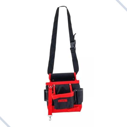 Imagem de Bolsa P/ Ferramentas Mtx C/cinto Em Lona 7 Bolsos COD 902419