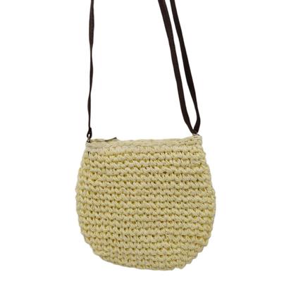 Imagem de Bolsa Palha Saco Transversal Com Alça Casual Simples BL-606