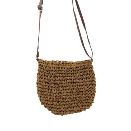 Imagem de Bolsa Palha Saco Transversal Com Alça Casual Simples BL-606