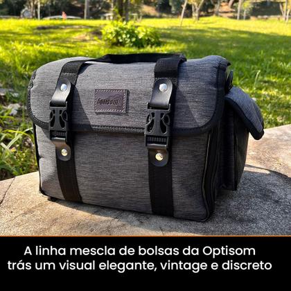 Imagem de Bolsa Para Camera Fotografica Com Alça De Ombro - Optisom Olimpus Iii