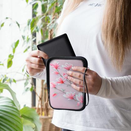 Imagem de Bolsa para E-reader kwmobile - Neoprene Universal Tamanho 6 - Rosa