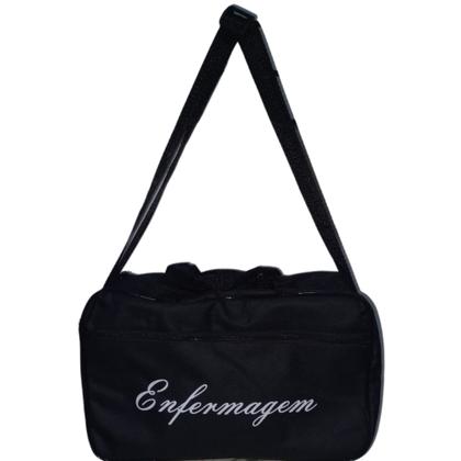 Imagem de Bolsa para Enfermagem com Alça de Mão e Ombro Cor Preta