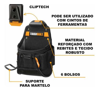 Imagem de Bolsa Para Ferramentas Suporte Martelo Tb-ct-24 Toughbuilt