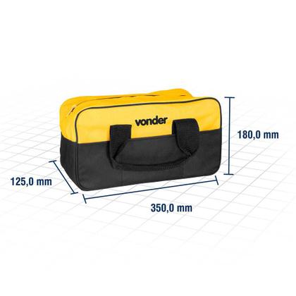 Imagem de Bolsa Para Ferramentas Vonder Mala Zíper Lona Reforçado