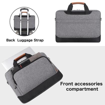 Imagem de Bolsa para laptop DOMISO 17-17.3" para HP/Dell/MSI, cinza