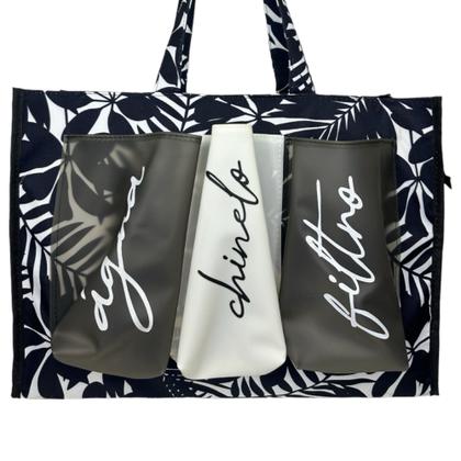 Imagem de Bolsa Para Praia Piscina Clube Academia Férias Viagem Reforçada 3 Bolsos - Várias Cores - BM3